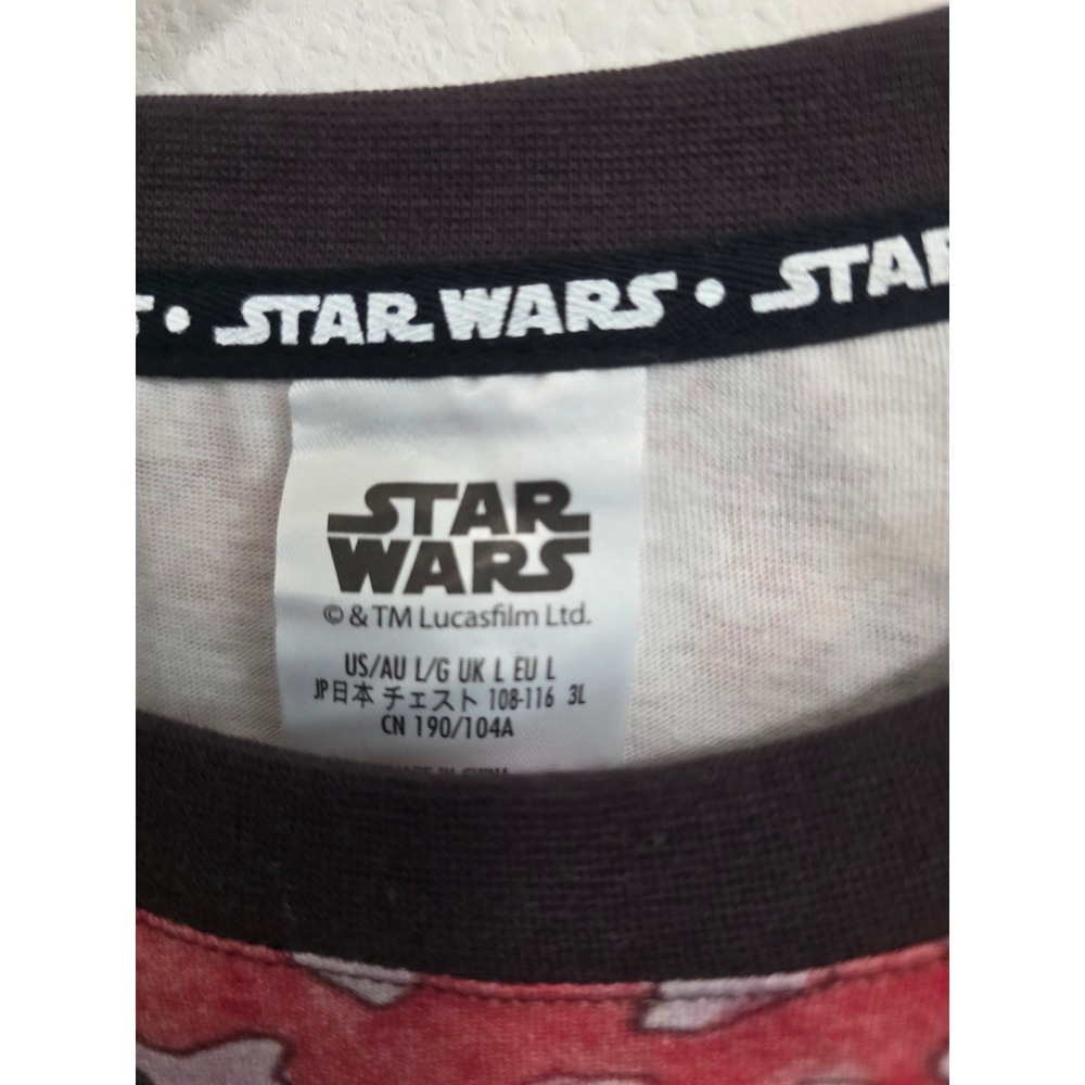 Star Wars All Over Print Shirt Mens Large Vintage Poster Graphic Tee NEW - Picture 4 of 5